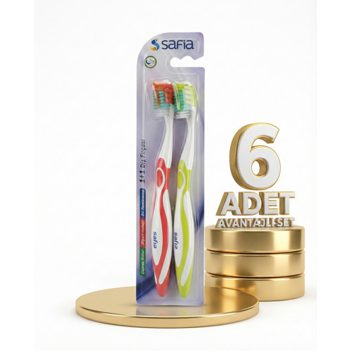 1+1 Yetişkin Diş Fırçası x6