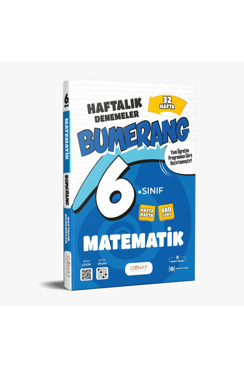 2025-2026 Müfredat 6.Sınıf Bumerang 32 Haftalık Matematık Denemelerı