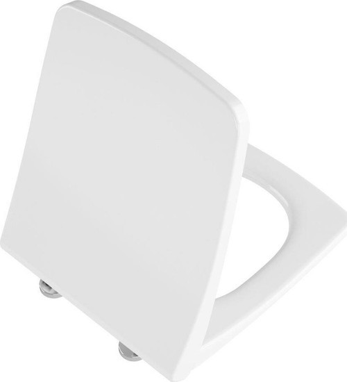 132-003-009-Vitra Metropole Klozet Kaağı Duroplast Slim - Üstten Sıkmalı Yavaş Kapanır - Beyaz