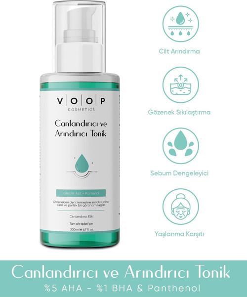 Gözenek Sıkılaştırıcı Aha&bha Tonik - 200 Ml | Canlandırıcı Ve Arındırıcı Etki | Pantenol Içerir