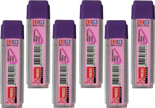 Leads 0.5 Versatil Kalem Ucu Kısa Min 60 MM. (M-600) KM05 6'lı