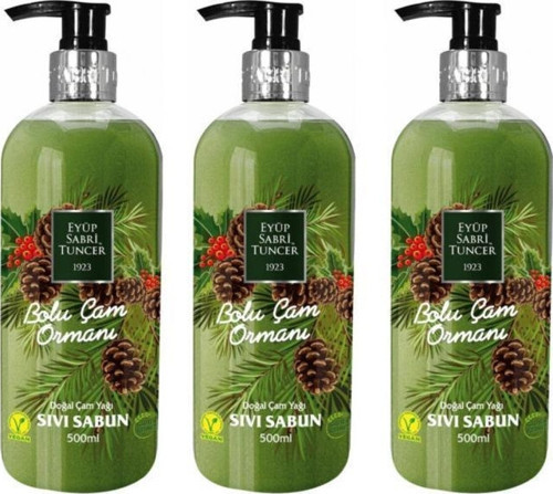 Bolu Çam Ormanları Sıvı Sabun 500 ml x 3 Adet