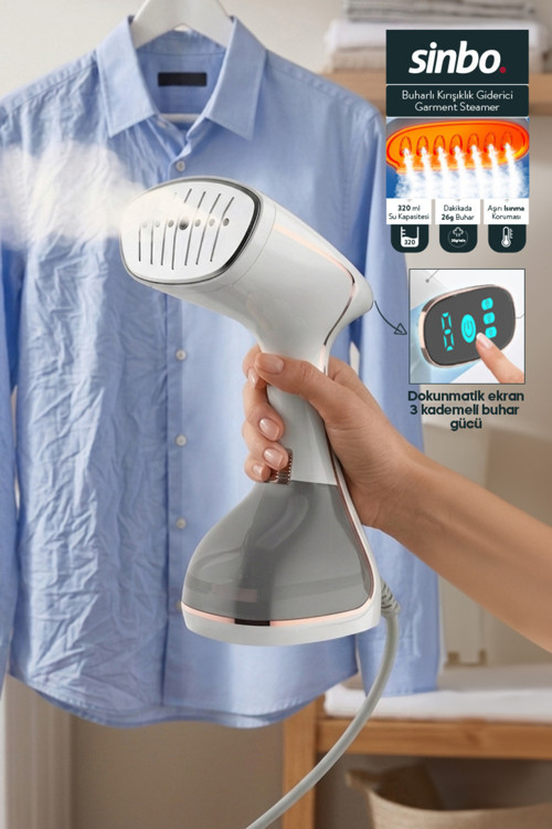 Ssı-6634 - Dikey Buharlı Kırışıklık Giderici - 1640W - Beyaz