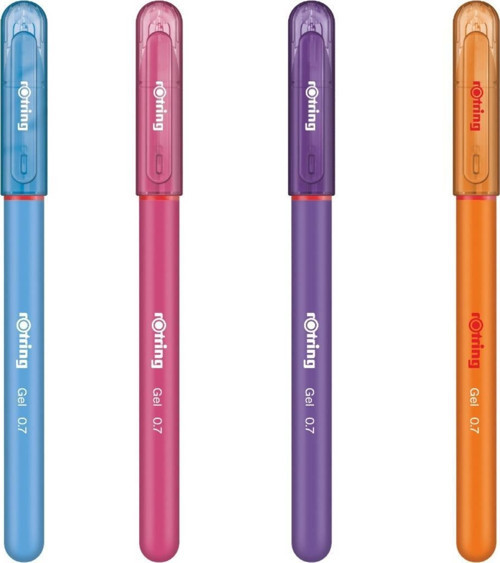 Jel Mürekkepli Tükenmez Kalem A.Mavi-Pembe-Mor-Turuncu