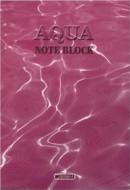 Aqua 16.5 x 24 Karton Kapak Bloknot 50 Yp. Kareli
