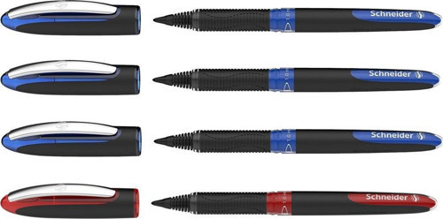 One Sign 1,0 Mm Roller İmza Kalemi 3 Mavi 1 Kırmızı