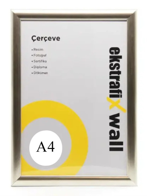 Çerçeve A4 21X29,7Cm Gümüş