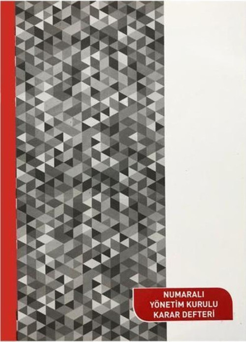 Yönetim Kurulu Karar Defteri 22X32 40 Yp. Numaralı Flx-817254