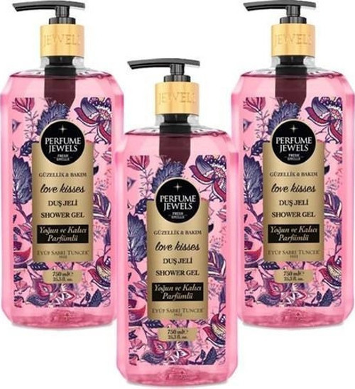 Love Kisses Duş Jeli 750 ml x 3 Adet