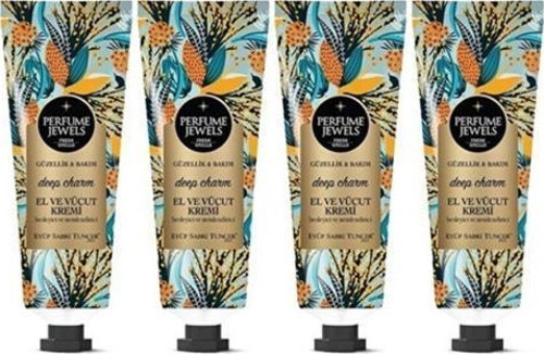Perfume Jewels Deep Charm El Kremi 50ML x 4 Adet