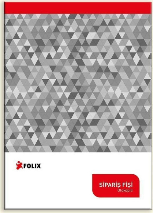 Sipariş Fişi 18,5 x 26 Cm - 5 / 50 2 Nüsha Otokopili Flx-800072