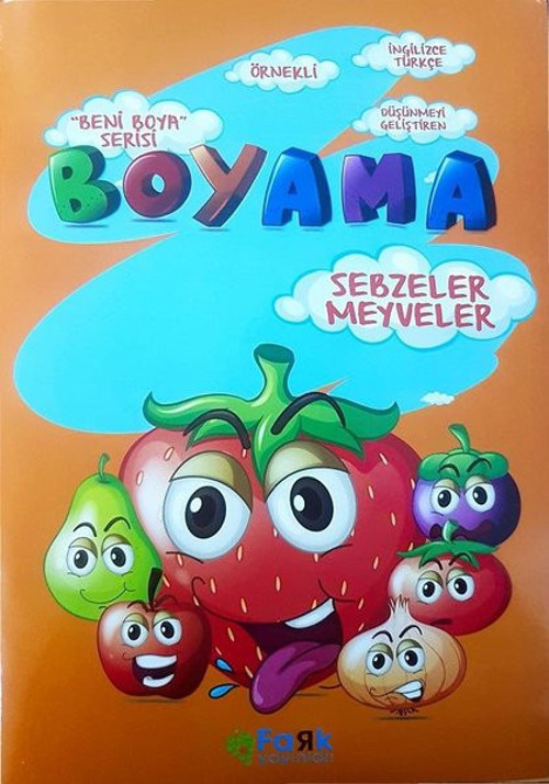 Sebzeler ve Meyveler-Beni Boya Serisi-Boyama