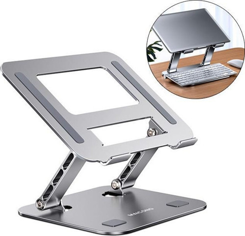 Aluminyum Katlanabilir Yükseklik Ayarlı Kaydırmaz Taşınabilir Laptop Macbook Notebook Standı
