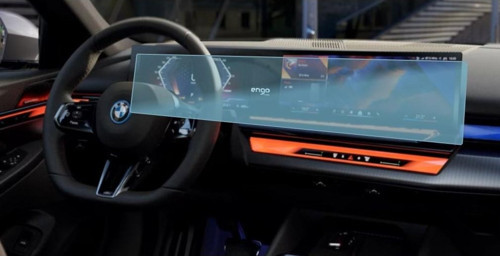 BMW i5 Ekran Koruyucu Şeffaf Nano Tam Kaplama Tek Parça