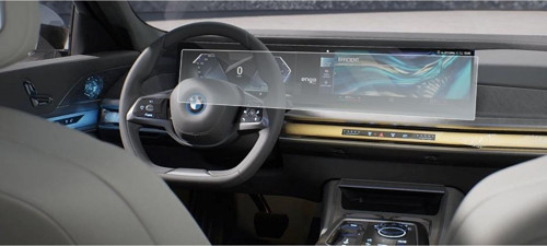 BMW i7 Mat Ekran Koruyucu Şeffaf Tam Kaplama Tek Parça