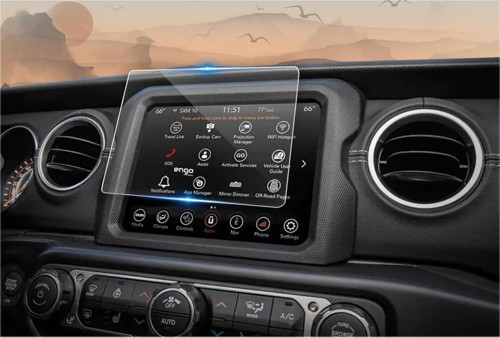 Jeep Wrangler Ekran Koruyucu 8.4 inç Multimedya Uyumlu Nano