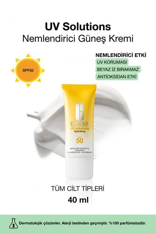 Uv Solutions Nemlendirici Güneş Kremi Spf 50 - 40Ml