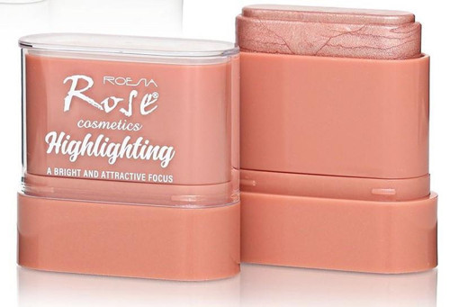 Rose Pembe/Bronz Stick Highlighter - Parlak Ve Doğal Işıltılı Aydınlatıcı