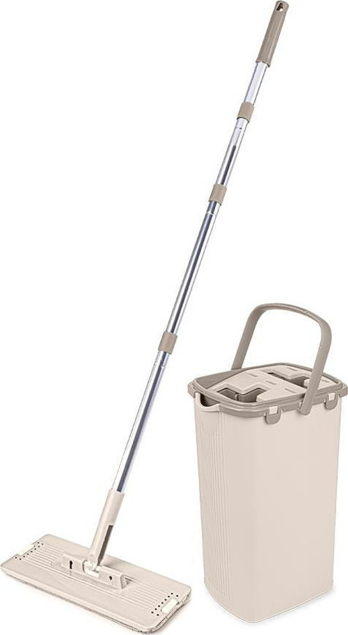 FLR F400 Eko Sihirli Tablet Mop Temizlik Seti Krem