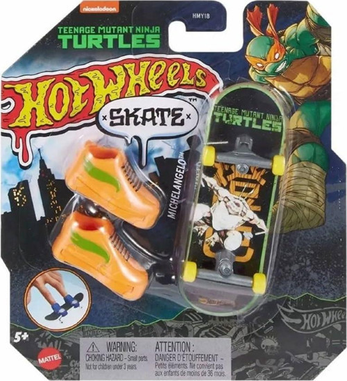 Hot Wheels Skate Parmak Kaykay ve Ayakkabıları Michelangelo HMY18 HVK34