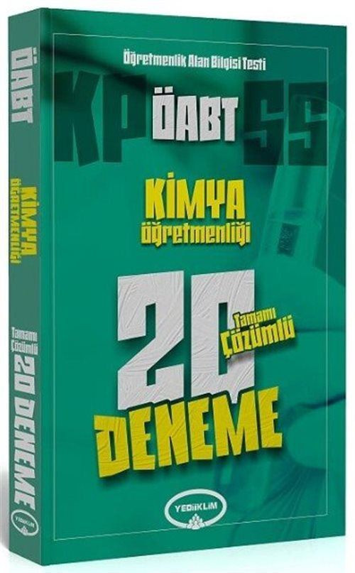 ÖABT Kimya Öğretmenliği Tamamı Çözümlü 20 Deneme