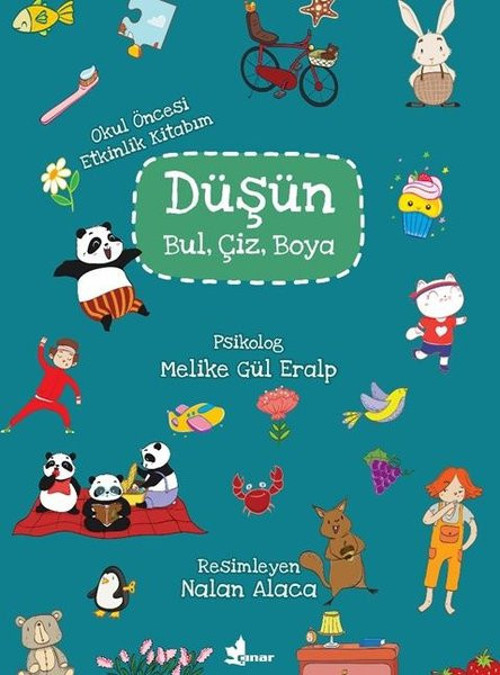 Düşün Bul Çiz Boya-Okul Öncesi Etkinlik Kitabım