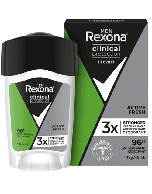 Men Krem Deodorant Clinical Protection Active Fresh 45 ml