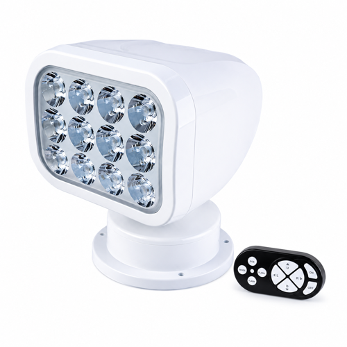 Uzaktan Kumandalı LED Projektör 12/24V 28W Beyaz