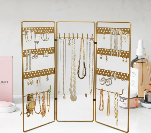 Metal Takı Küpe Yüzük Kolye Organizer Standı 241358