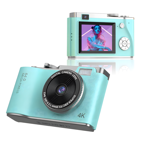 ® LK-003 Mini Dijital Çocuk Fotoğraf Makinesi | Çift Lens, Retro Tasarım, HD Video Kayıt, 16x Zoom, Type-C