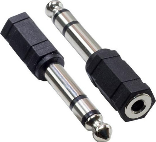 6.3 MM STEREO ERKEK/3.5MM DİŞİ ÇEVİRİCİ (3.5MM-6.3MM YÜKSELTİCİ)