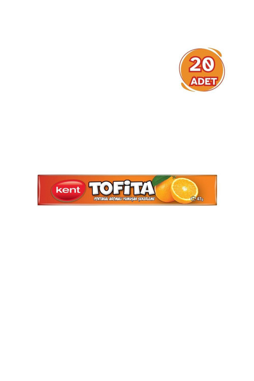 Tofita Stick Şeker Portakal 47g - 20 Adet