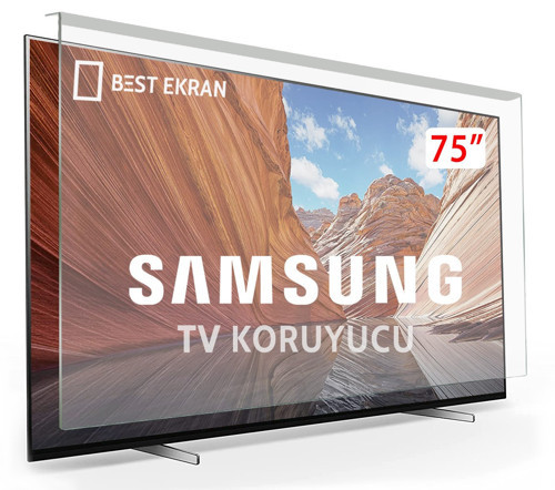 SAMSUNG 75M80H TV EKRAN KORUYUCU - Samsung 75" inç UE75M80HAUXTK 189cm 4K Crystal UHD LED Smart