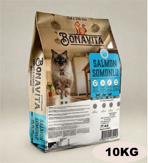Somonlu Yetişkin Kedi Kuru Maması 10kg(4X2.5)