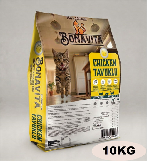 Tavuklu Yavru Kedi Kuru Maması 10kg(4X2.5)