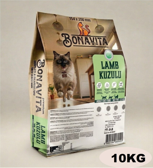 Kuzulu Yetişkin Kedi Kuru Maması 10kg(4X2.5)