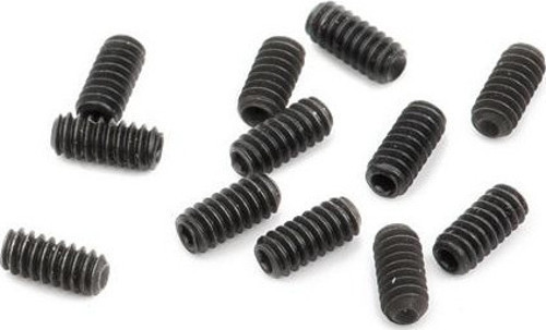 American Series Guitar Bridge Saddle Height Adjustment Screws 1/4 Black 12 Köprü Yedek Parça