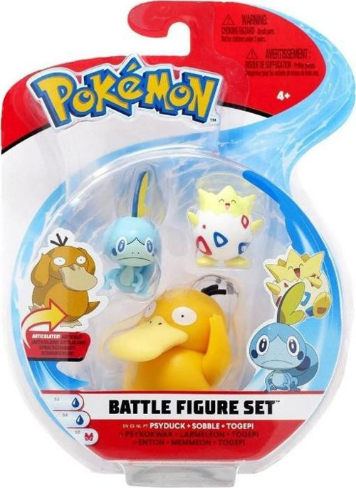 Savaş Figürü Aksiyon Seti Psyduck Sobble Togepi 97924