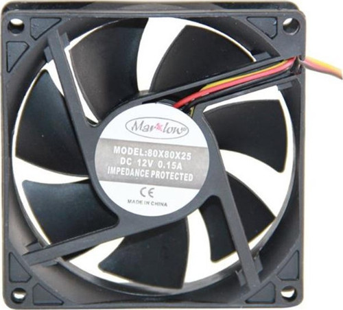 IC-216 FAN 80X80X25 MM 8X8 12 VOLT DC 0,15 A FAN