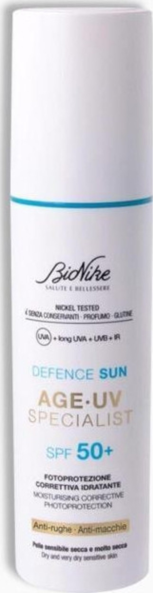 BIONIKE Defence Sun Age-UV Specialist SPF50+ Kuru, Çok Kuru ve Hassas Ciltler 50 ml.