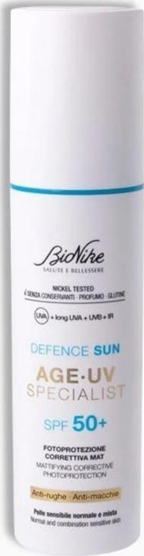 BIONIKE Defence Sun Age-UV Specialist SPF50+ Normal, Karma ve Hassas Ciltler 50 ml.