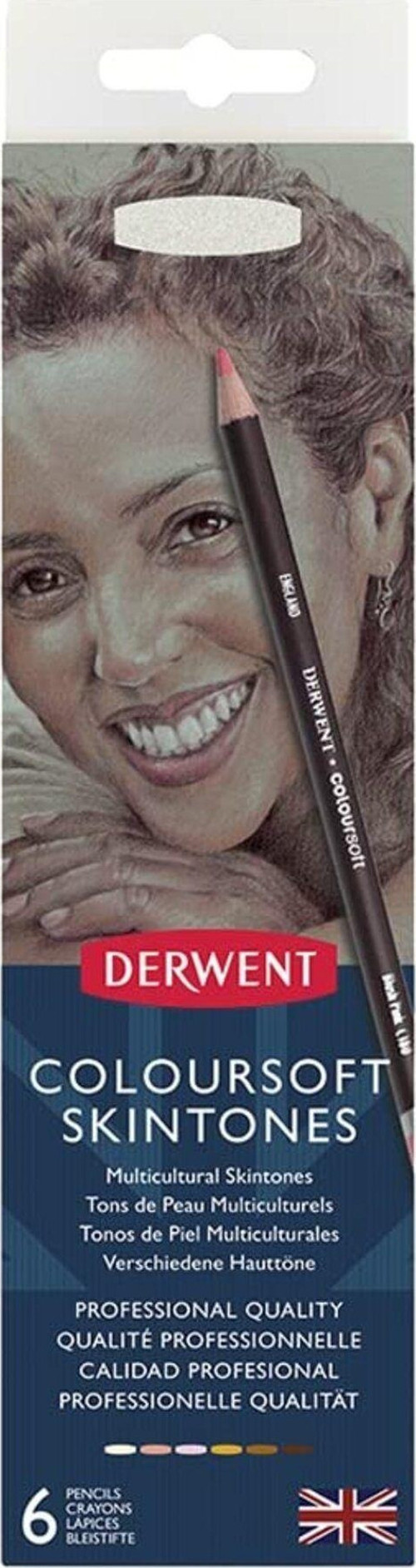 Coloursoft 6'lı Skin Tones Kuru Boya Kalemi Çizim Seti / 2300217