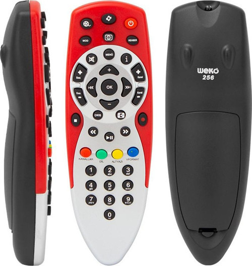 WEKO KR DIGITURK DT-8003 HD PLUS KIRMIZI UYDU KUMANDASI (256=6617) (40011=256)