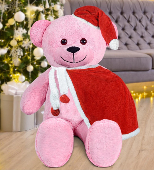 100 Cm Pelerinli Noel Baba Ayıcık Yeni Yıl , Yılbaşı Hediyesi
