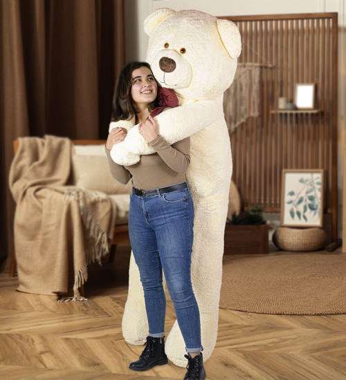 200 Cm Papyonlu Peluş Ayı-Dev Boy-Sevgiliye Özel Hediye - % 100 Yerli
