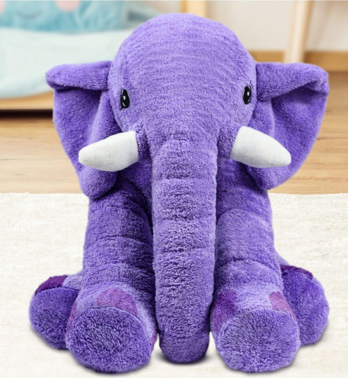 Uyku Arkadaşım Fil - Büyük Yumuşak Peluş Fil 65 Cm