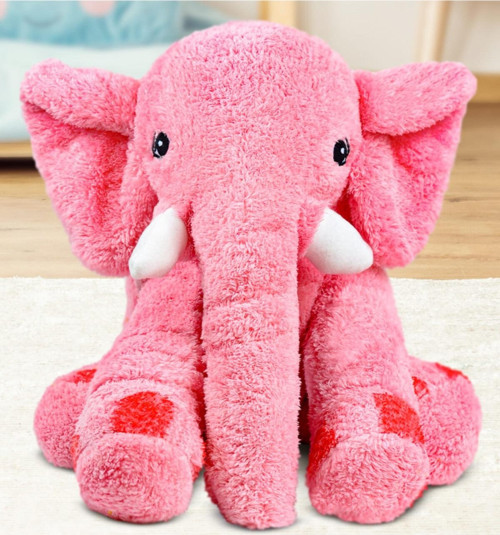 Uyku Arkadaşım Fil Büyük Yumuşak Peluş Fil 65 Cm