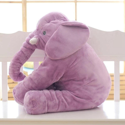 Yumuşacık Uyku Arkadaşı Pembe Fil Tam 90 Cm Boyunda