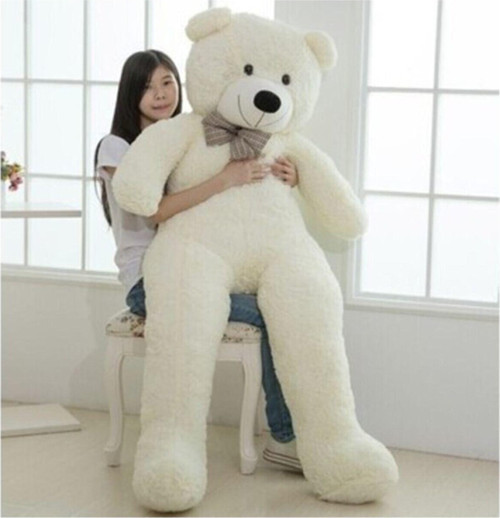 Dev Büyük Peluş Ayıcık 170 Cm Hediyelik Ayı (%100 Yerli) Beyaz