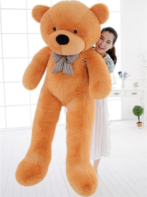 Dev Büyük Peluş Ayıcık 170 Cm Hediyelik Ayı (%100 Yerli) Kahverengi
